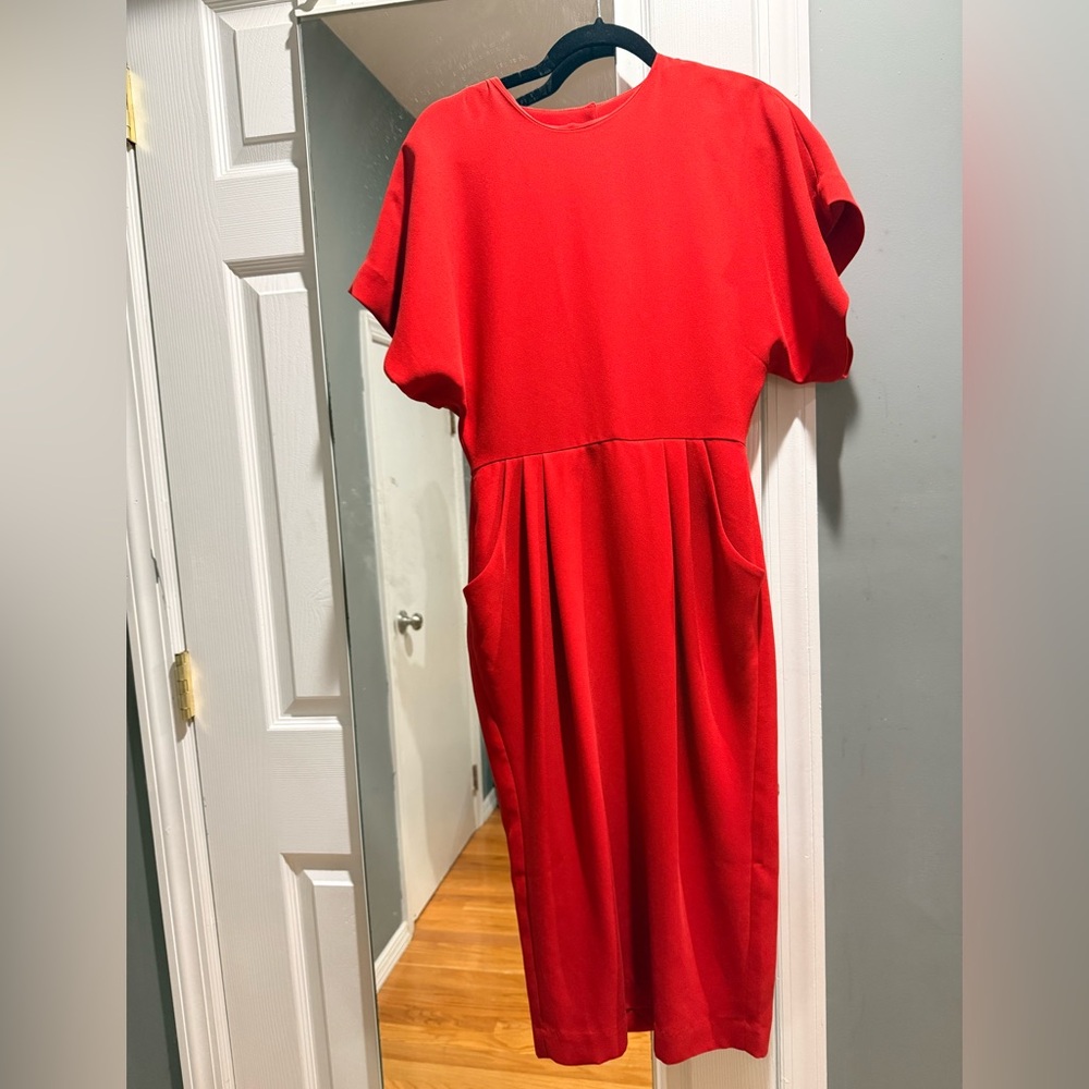 & Other Stories Red Dress
